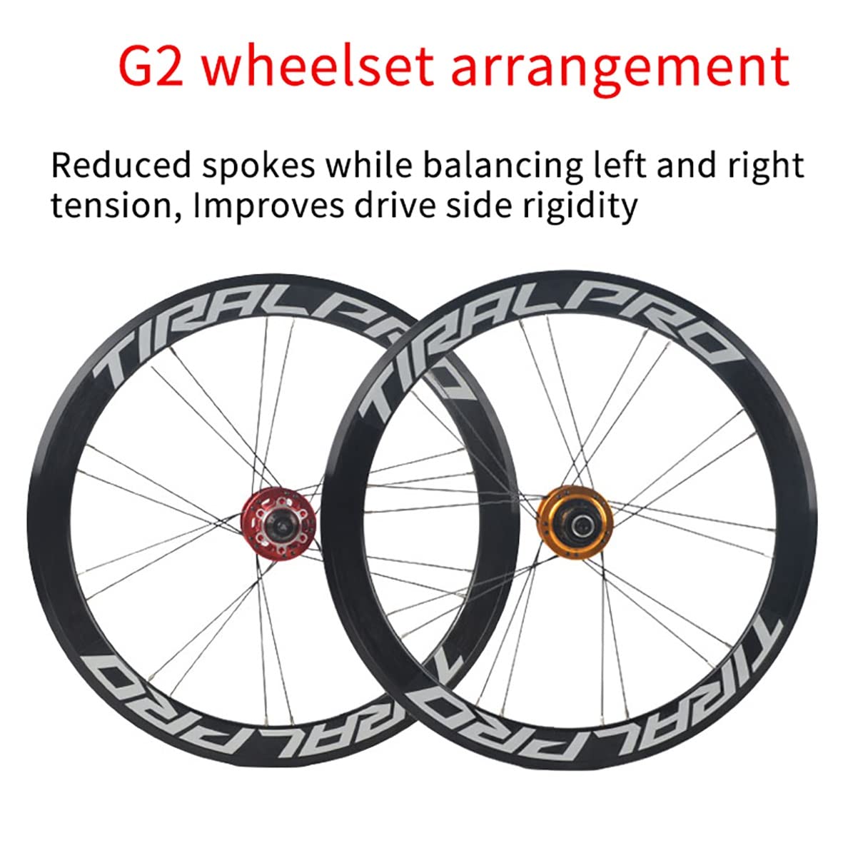 Llantas BMX 349 Juego Ruedas Bicicleta 16 Pulgadas Freno De Disco Llanta | Liberación Rápida Rueda Delantera Y Trasera Bicicleta Para Volante Cassette 7 -11 Velocidades(Silver)
