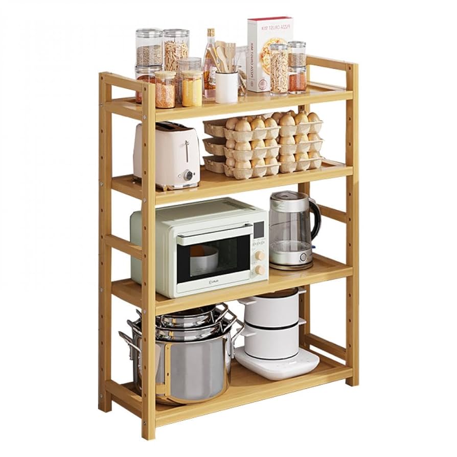 レンジラック キッチンラック レンジ台 食器棚 Amazon | TAIVINN キッチンラック レンジラック レンジ台 ラック