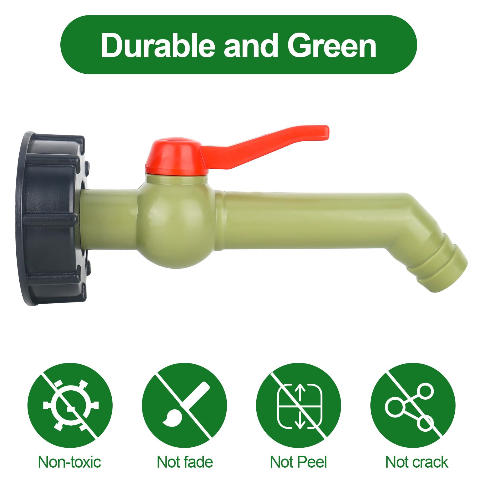 Rubinetto Barile Pioggia - Kit Acciaio Inox 304 Per Serbatoi Acqua 55