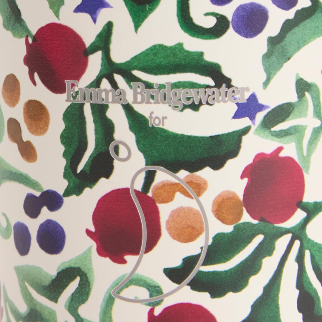 Chilly's Original Kaffeebecher - Reise-Thermo-Tasse für kalte und heiße Getränke - Mehrwegbecher mit Deckel - Doppelwandig und Vakuumisoliert - Edelstahl - 340ml - Rosehip and Ivy