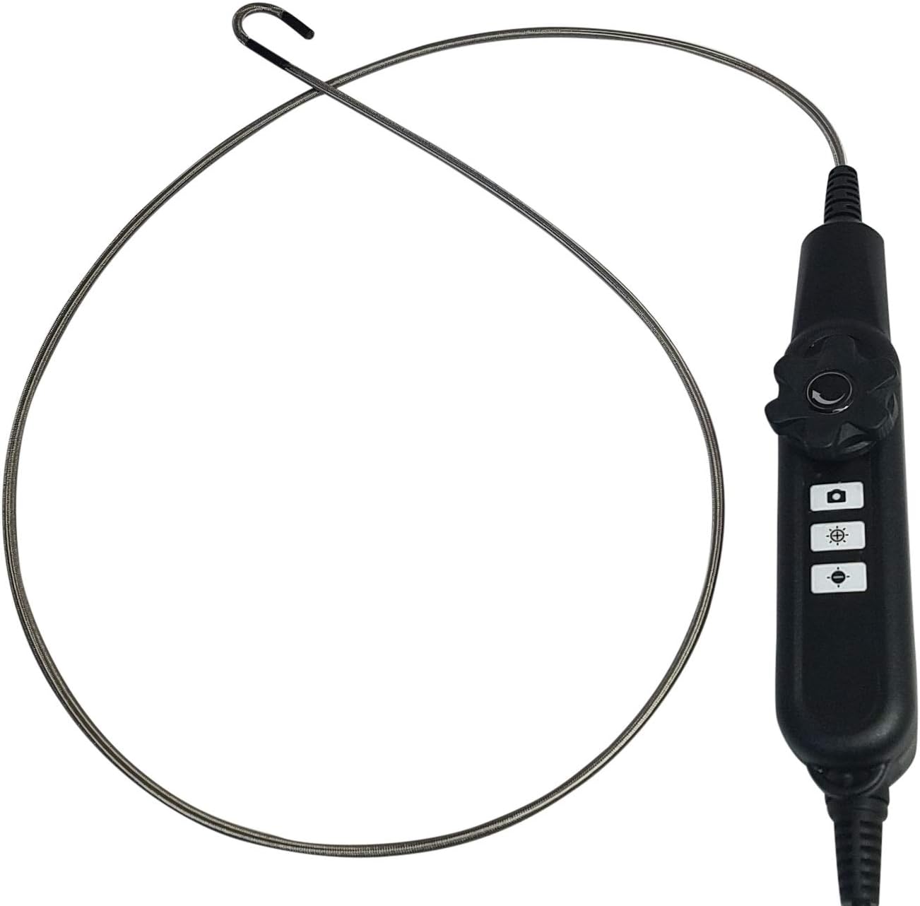 Vividia D3145 USB Digital 180 Degree One-Way Articulating Borescope with 4.5mm Diameter 1 Meter Long Camera Probe for Diesel Engines for PC Mac Android Phone Tablet Chromebook