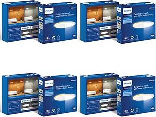 Philips 15-watt Round LED Up-Down Downlighter | Twinglow 15-watt LED Downlighter for Home &amp; Decoration | Colours : Warm Wh