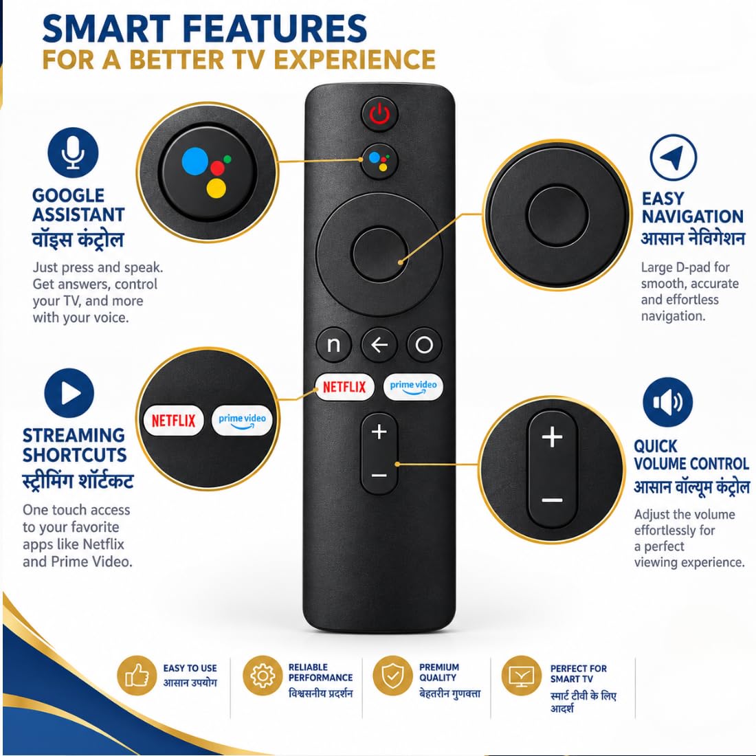 Mi TV Remote Replacement - Voice & Bluetooth -8 Mi TV Remote Replacement - Voice & Bluetooth -8
