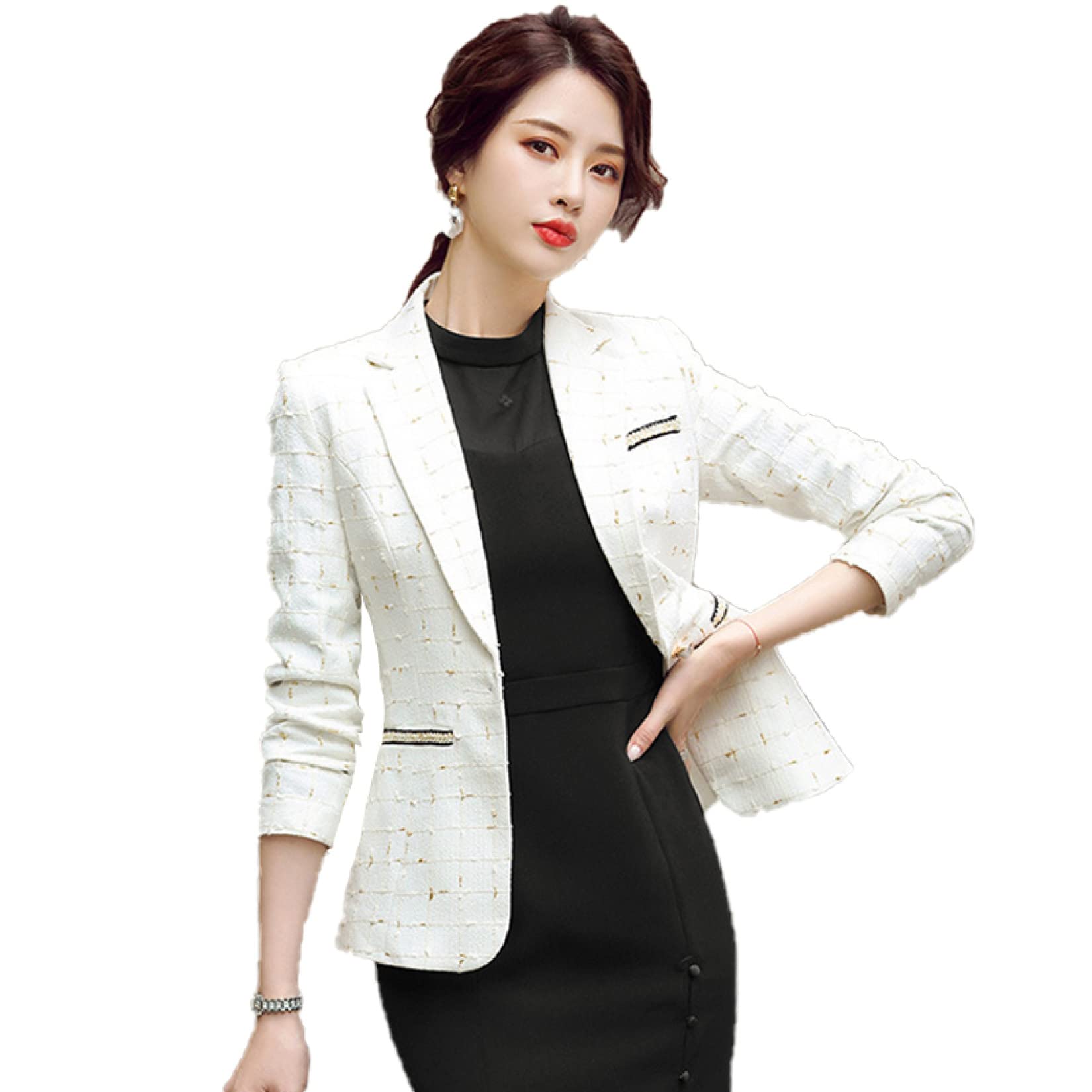 SUITSELECT洗えるリネンルックジャケット＆ラップ風スカート SUITSELECT洗えるリネンルックジャケット＆ラップ風スカート