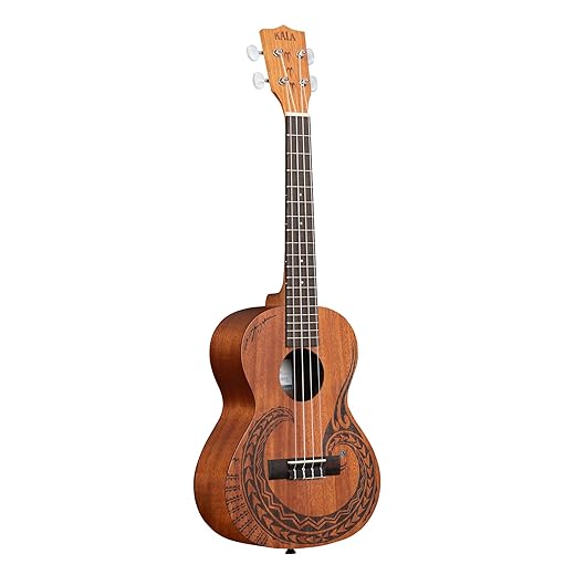 Kala, 4-String Ukulele, Right, Natural, Tenor (KA-Courage-T_W/Bag)
