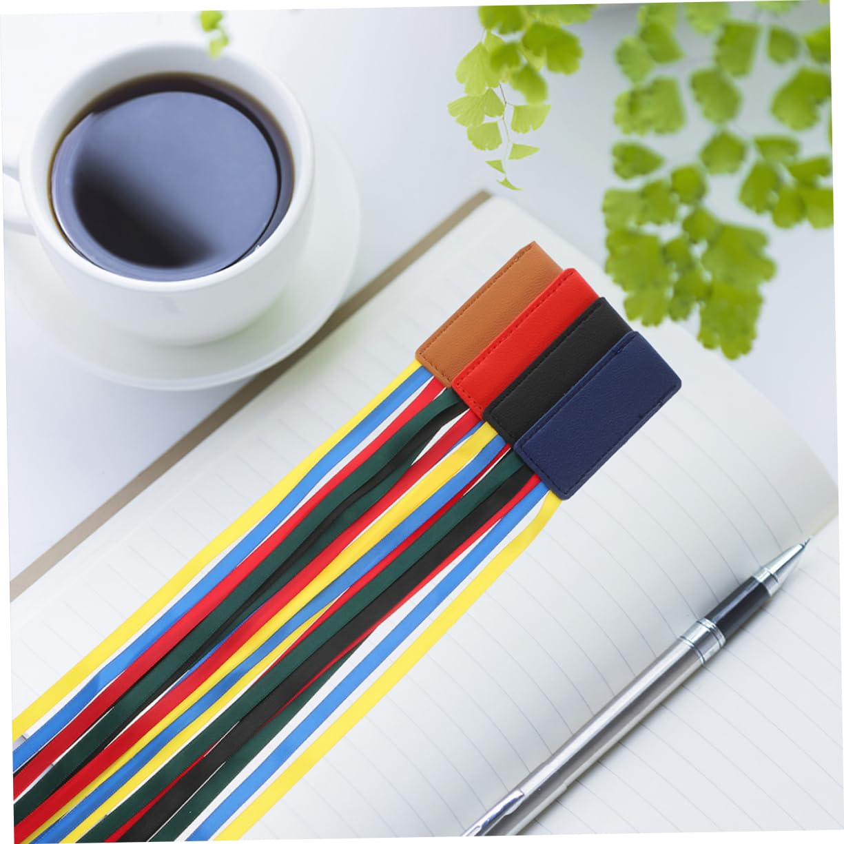 Gadpiparty 5 Sätze Lesezeichenband Zarte Lesezeichen Band-buchmarker Bunt Lesezeichen Mit Zierbändern Buchmarkierungen Mit Dem Etikettenband Ribbon -buchmarken Zum Lesen Leder 8 Stücke * 5