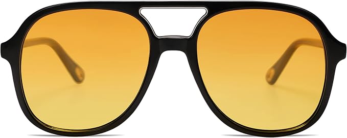 Gafas de sol aviador retro polarizadas SOJOS miniatura 2