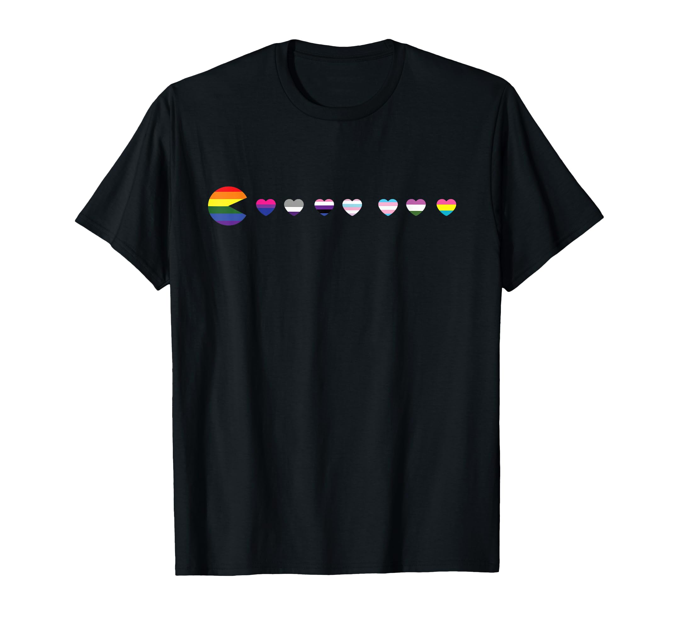 Video-Game Funny Gaming LGBT-Q Ally Pride Flag Gamer T-Shirt Small