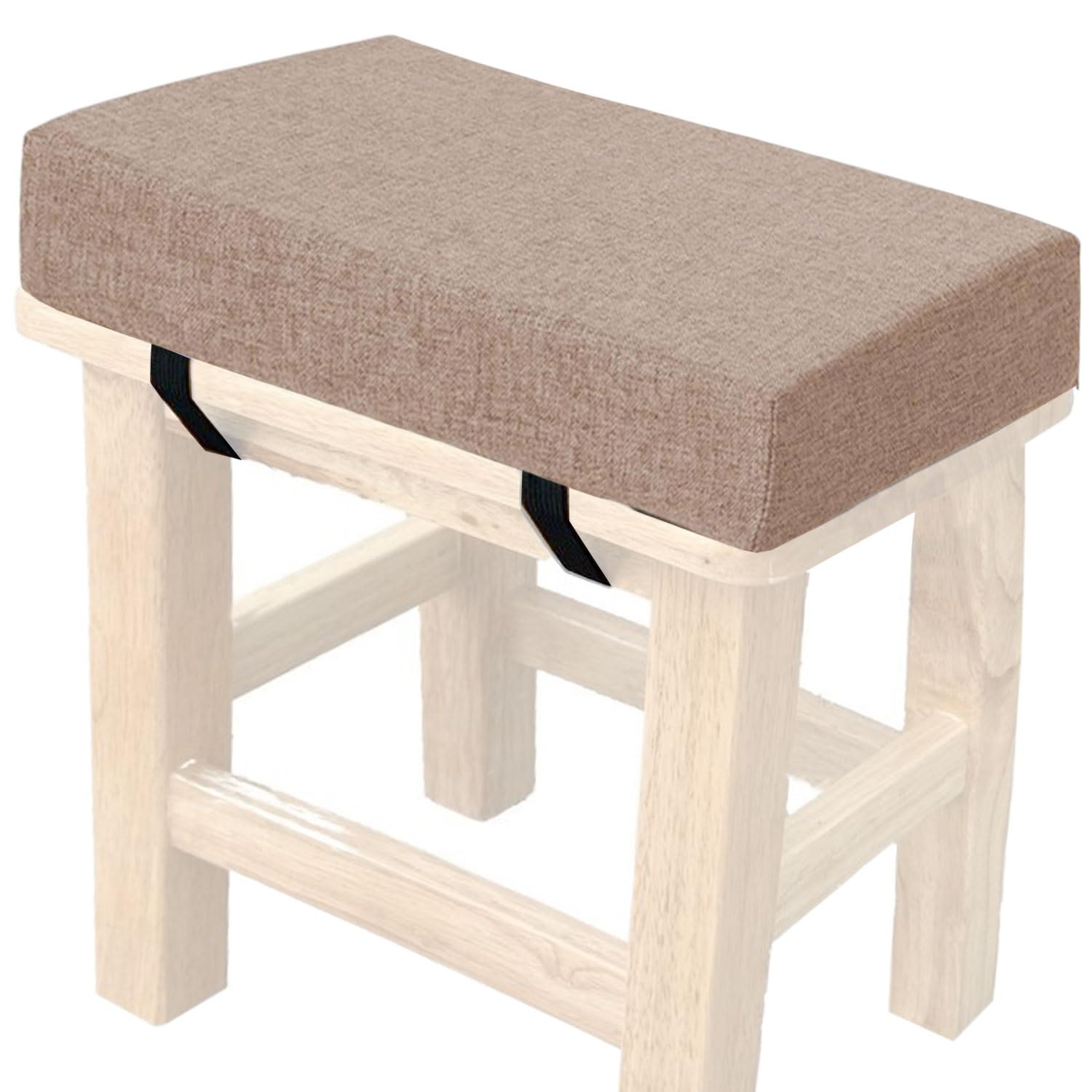 Hkjgnh @8 Memory Foam Square Seat Cushion3/5/8Cm Thick,35/40/45/50Cm Rectangular Stool Cushion,Anti - Slip, Seat Cushion Seat Pads Dining Chairs With Removable Cover For Kitchen Bar Chairs(,30X30x5cm)