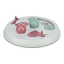 Trixie Cat activity flip board bes roze lichtgrijs