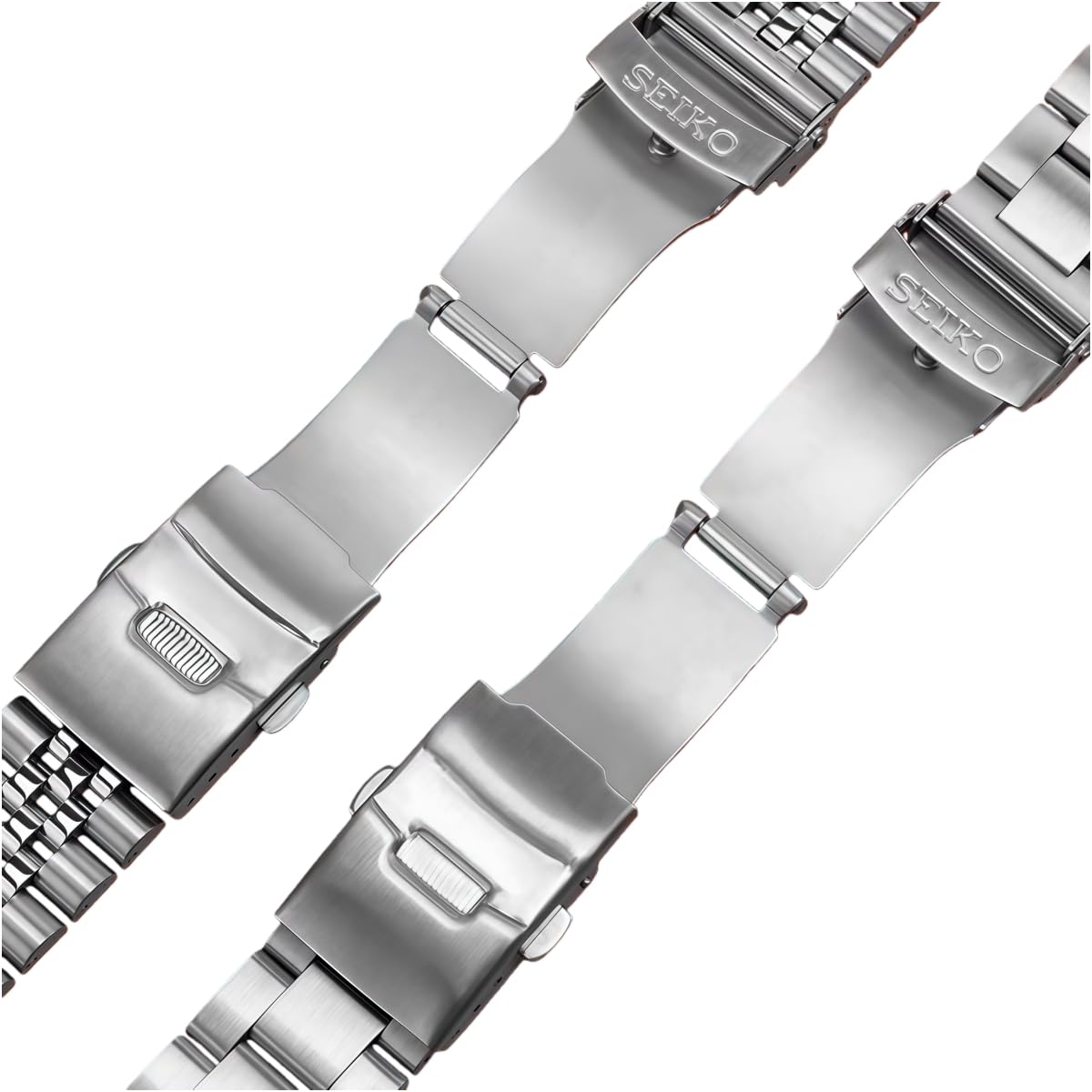 Cinturino Orologio Acciaio Inox Massiccio 19mm 20mm 21mm 22mm Estremità Curve, Bracciale Ricambio Metallo per Seiko SKX007 SKX009