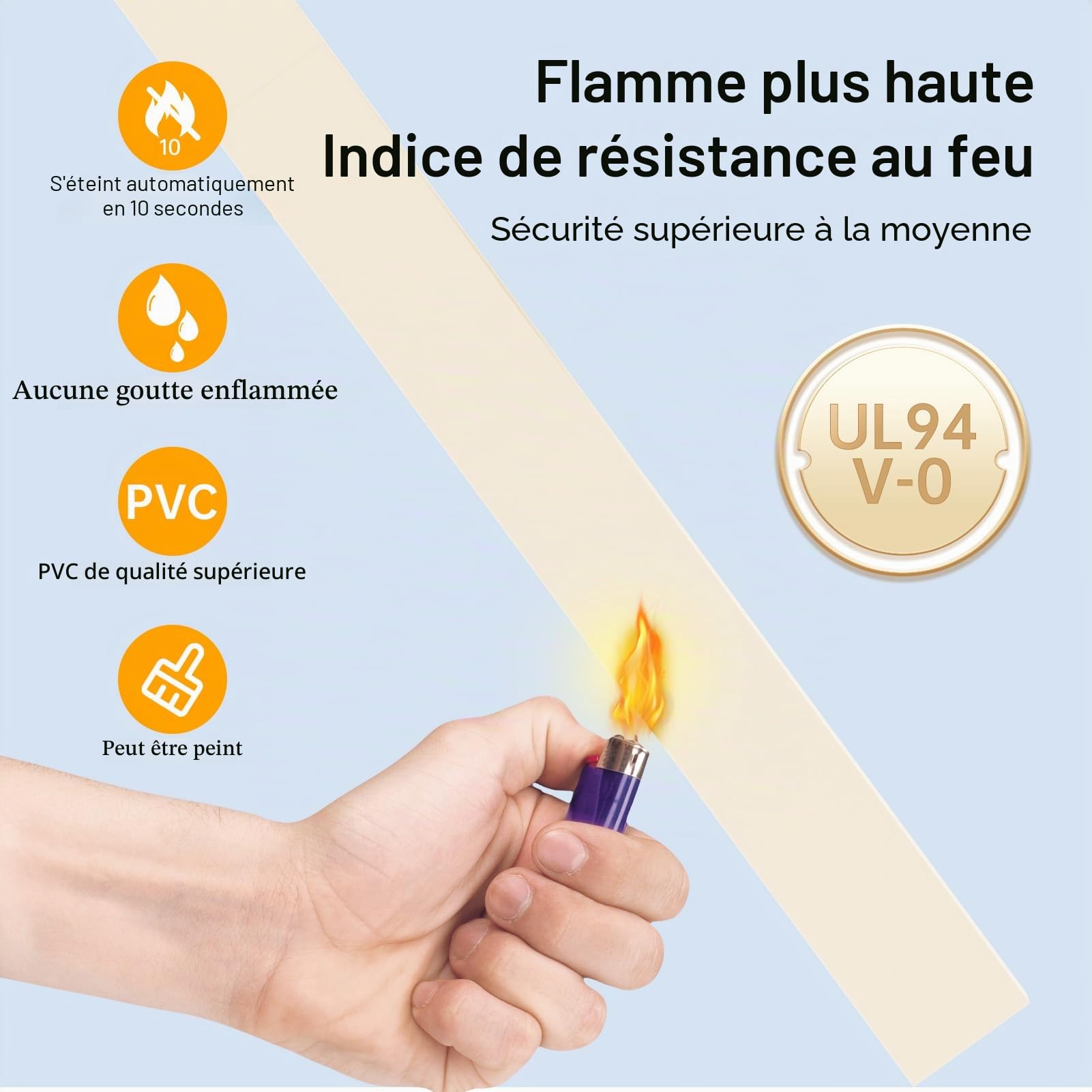 Delamu 4M Goulotte Passe Cable Murale Autocollante, Cable Management, Cache Cable Fils Goulotte Electrique pour TV & Bureau, 10 pièces, L400mm x W24mm x H14mm, ‌Beige