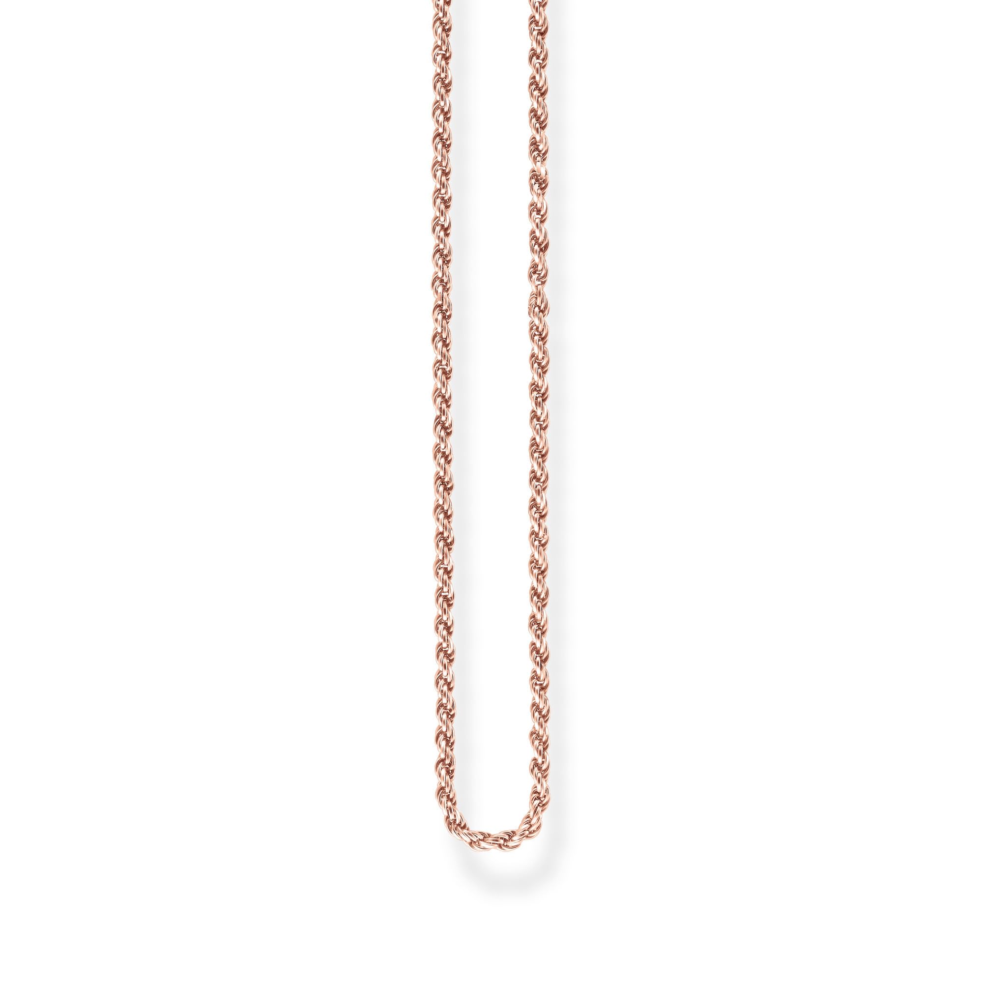 Thomas Sabo Cord chain 18k Rose Gold Plating, 925 Sterling Silver