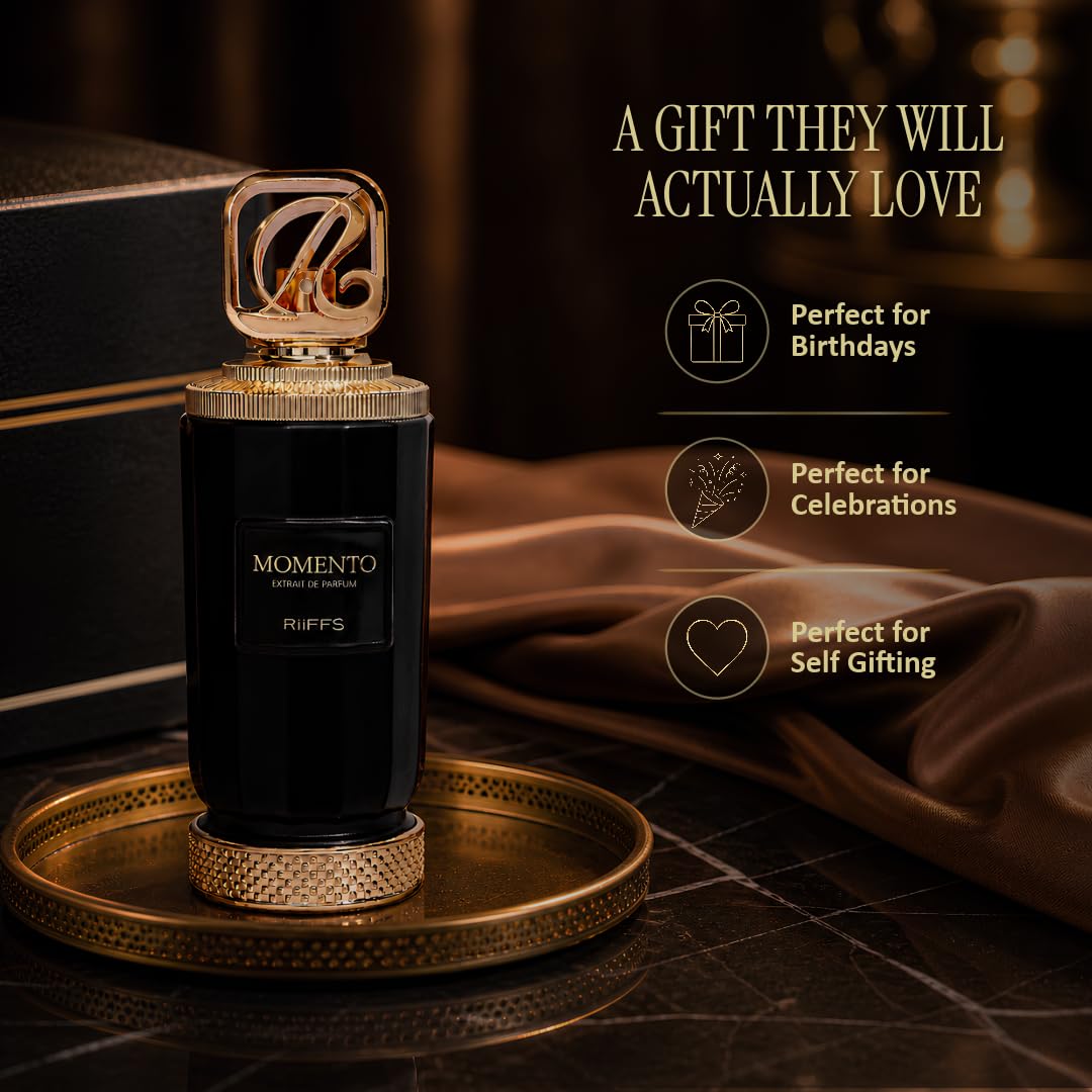 RiiFFS PARFUMS Momento Perfume For Men & Women Long-Lasting Eau De