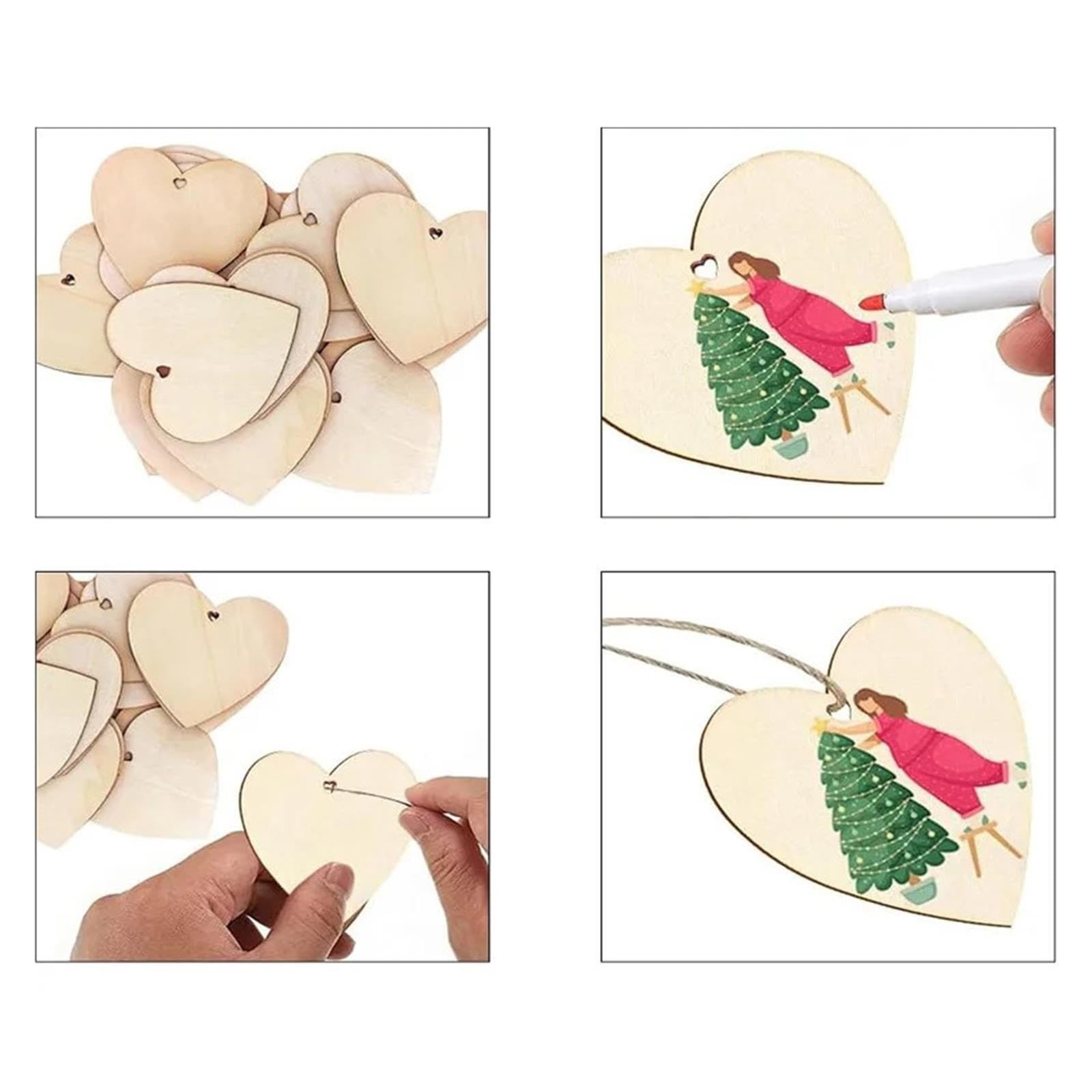 Pezzi Dischi Legno Fette del cuore di legno