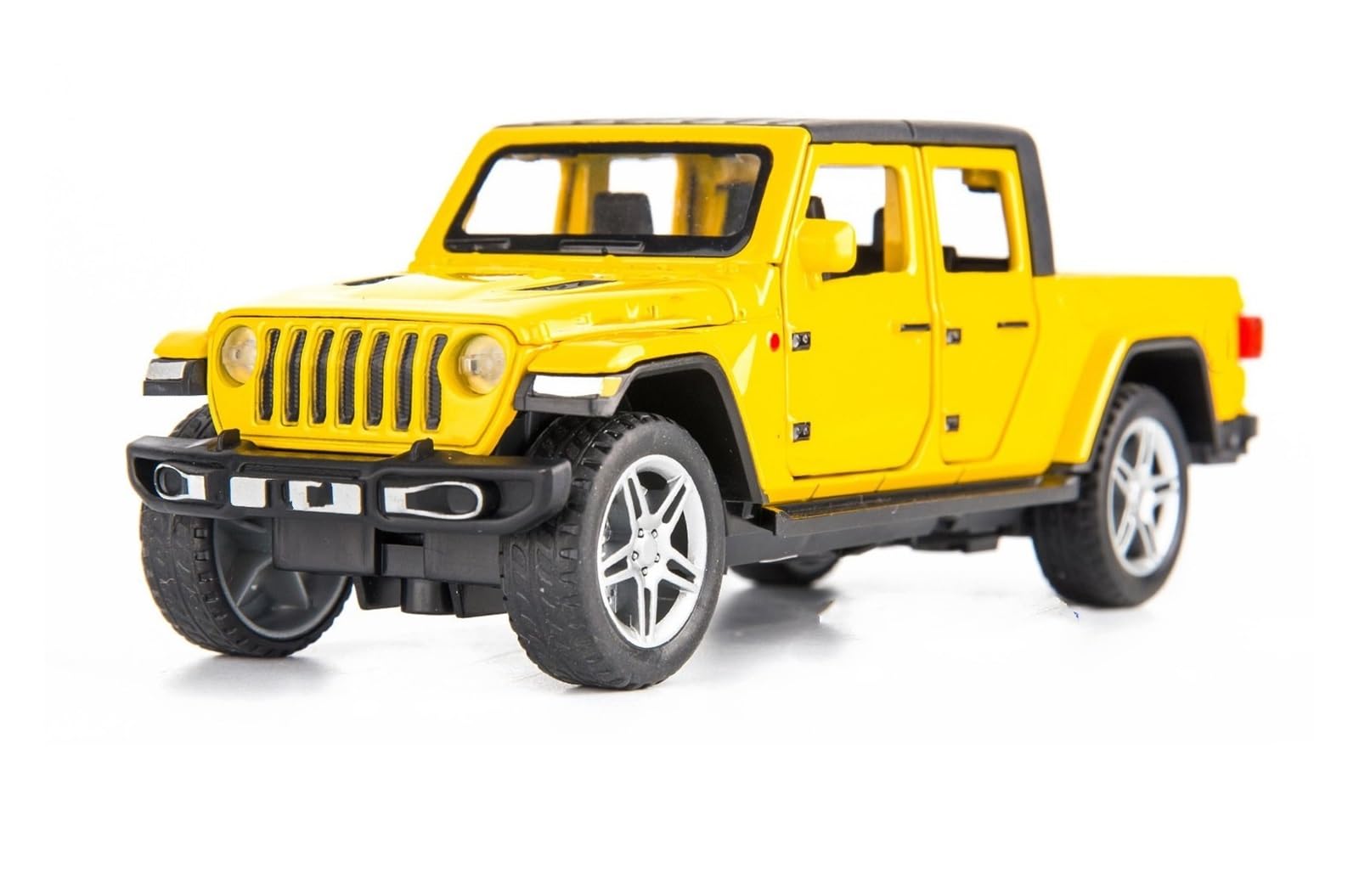 Btwodian Scale Model Car 1:32 For Wrangler For Jeep Alloy Diecast Metal Model Desk Decoration(Yellow)
