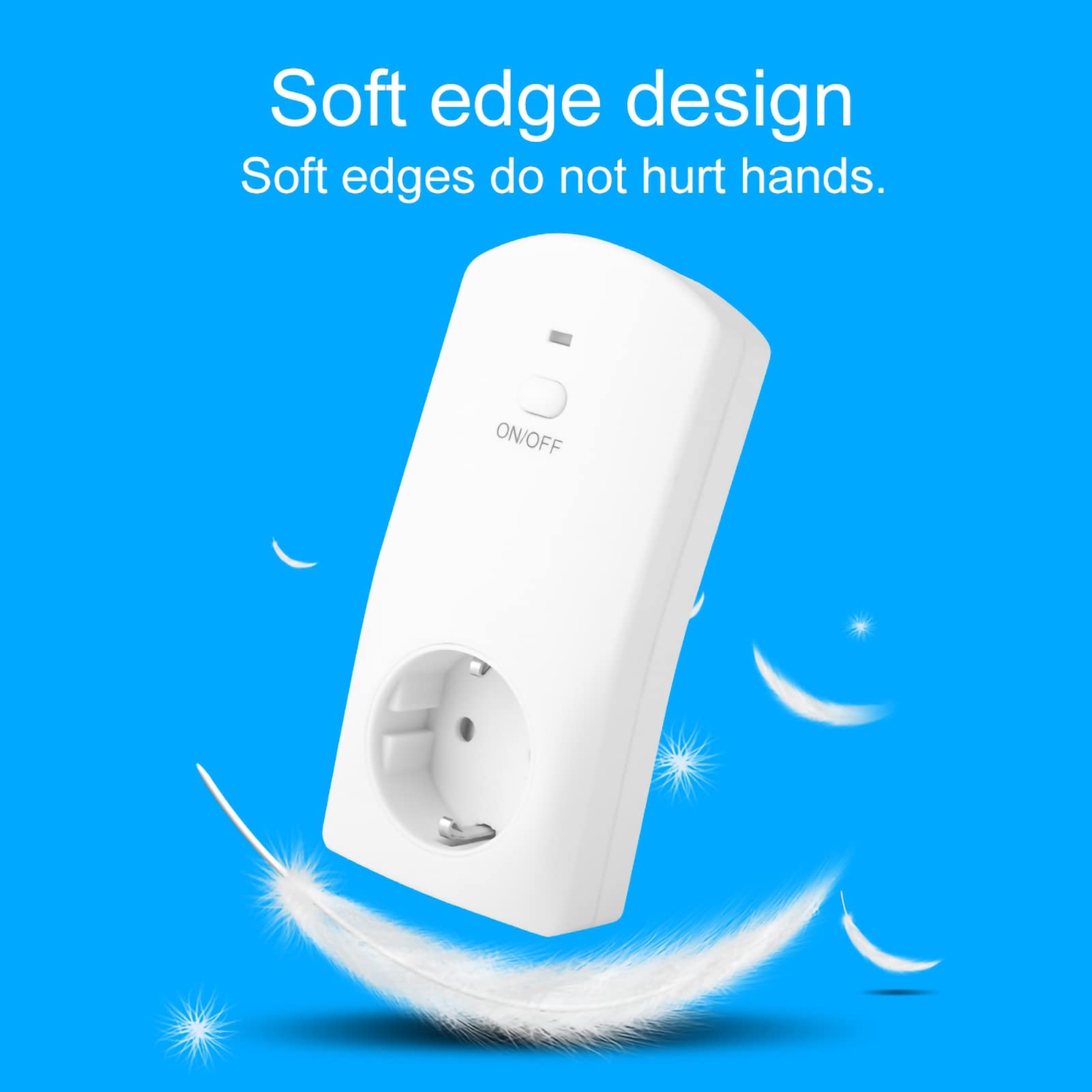 SYH&AQYE Contrôleur de Température sans Fil, Thermostat Intelligent Programmable, Prise de Contrôle de Température de Mode de Refroidissement de Chauffage à Distance pour la Maison(UE)