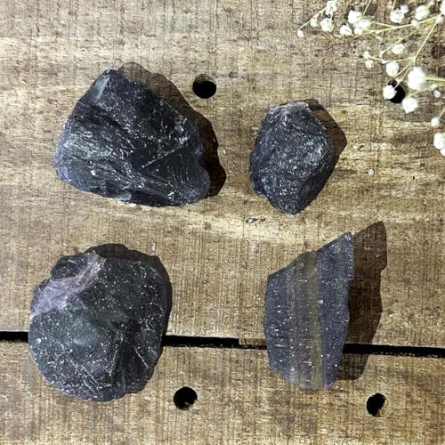 Image of Multi Fluorite Crystal Raw Stone for Meditation, Vastu Items & Feng Shui (500 Gm) | Healing Crystals for Mental Clarity & Focus | Vastu Decorative Showpiece for Spiritual Home Decoration (3-4 Pcs)