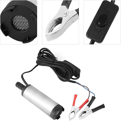 Miniatura 2 de bomba eléctrica del acero inoxidable de 12V los 1.5 in, máquina de bombeo sumergible 8500rm de la bomba de aceite de la bomba de combustible