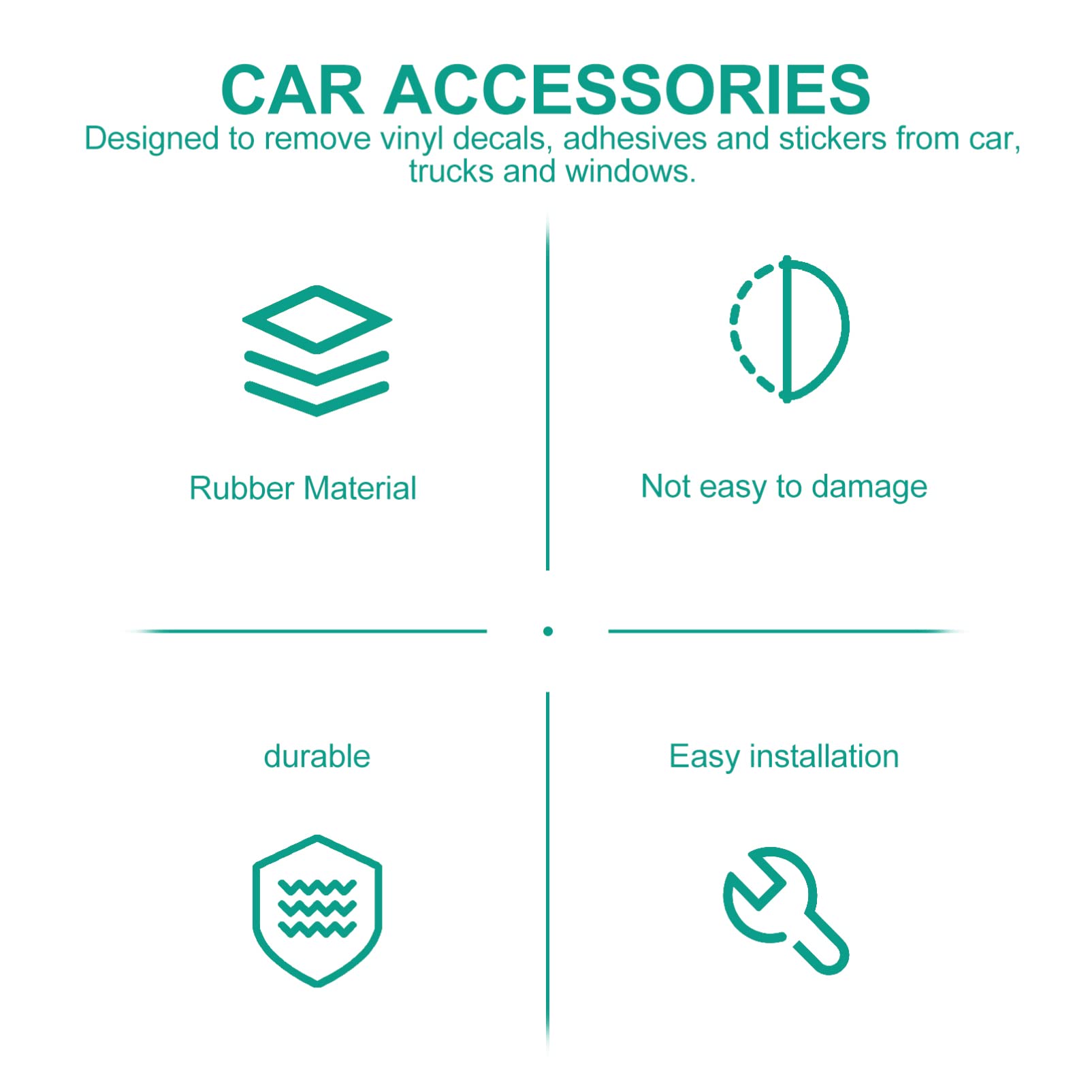 Holibanna Wheel Decal Remover Kit Drill Adapter Efficient Adhesive Sticker Eraser Tool for Trucks and Material for Quick Decal Removal