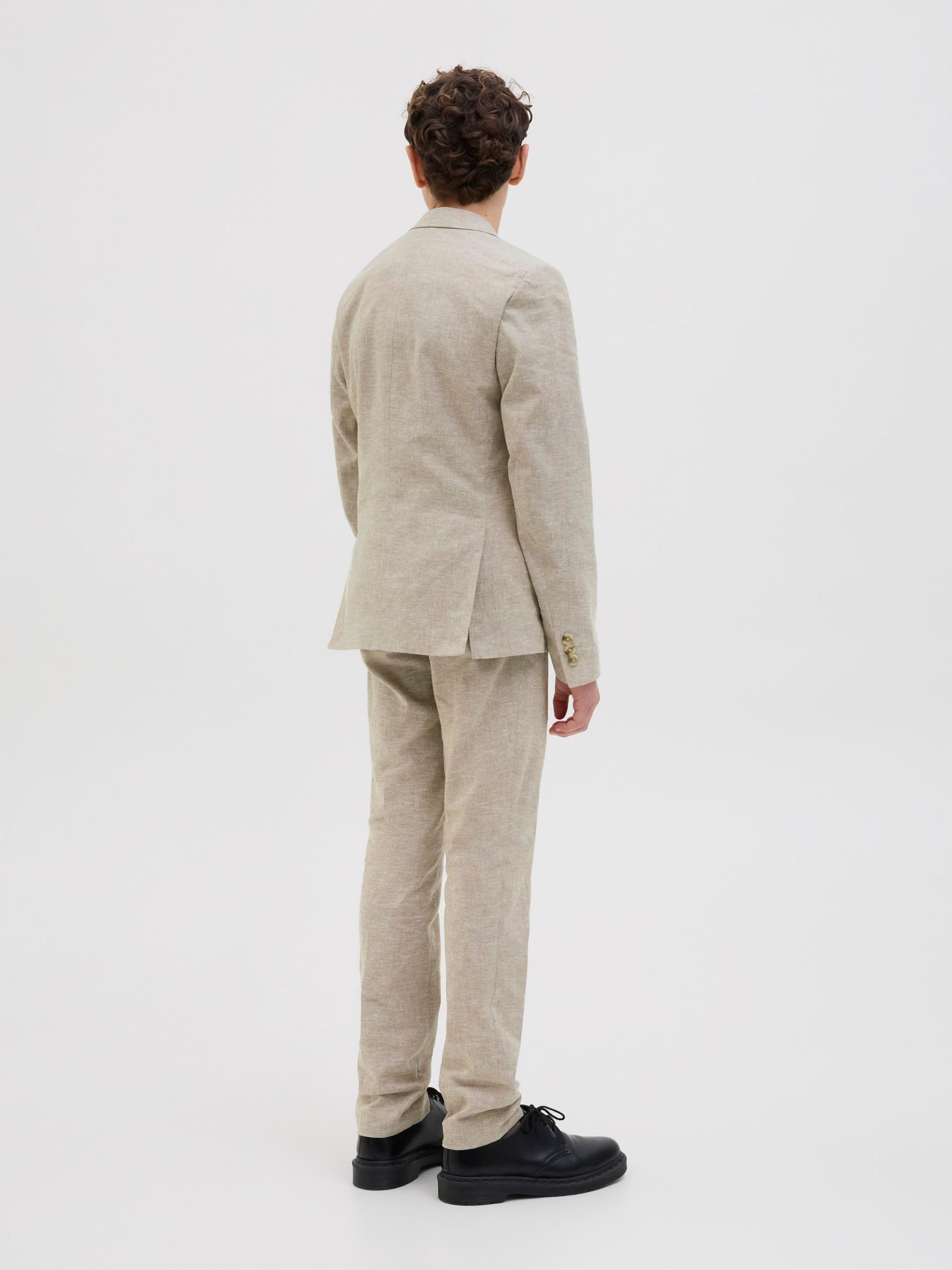 JACK & JONES Pantalone Taglio Classico, Passanti per Cintura e Tasche a Filo.