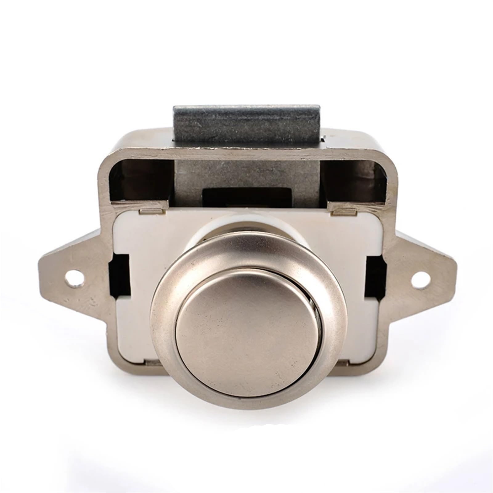 Serrure à Poussoir 20 mm Camping-Car Bloque Tiroir Anti Chute pour Meuble Van et Caravane