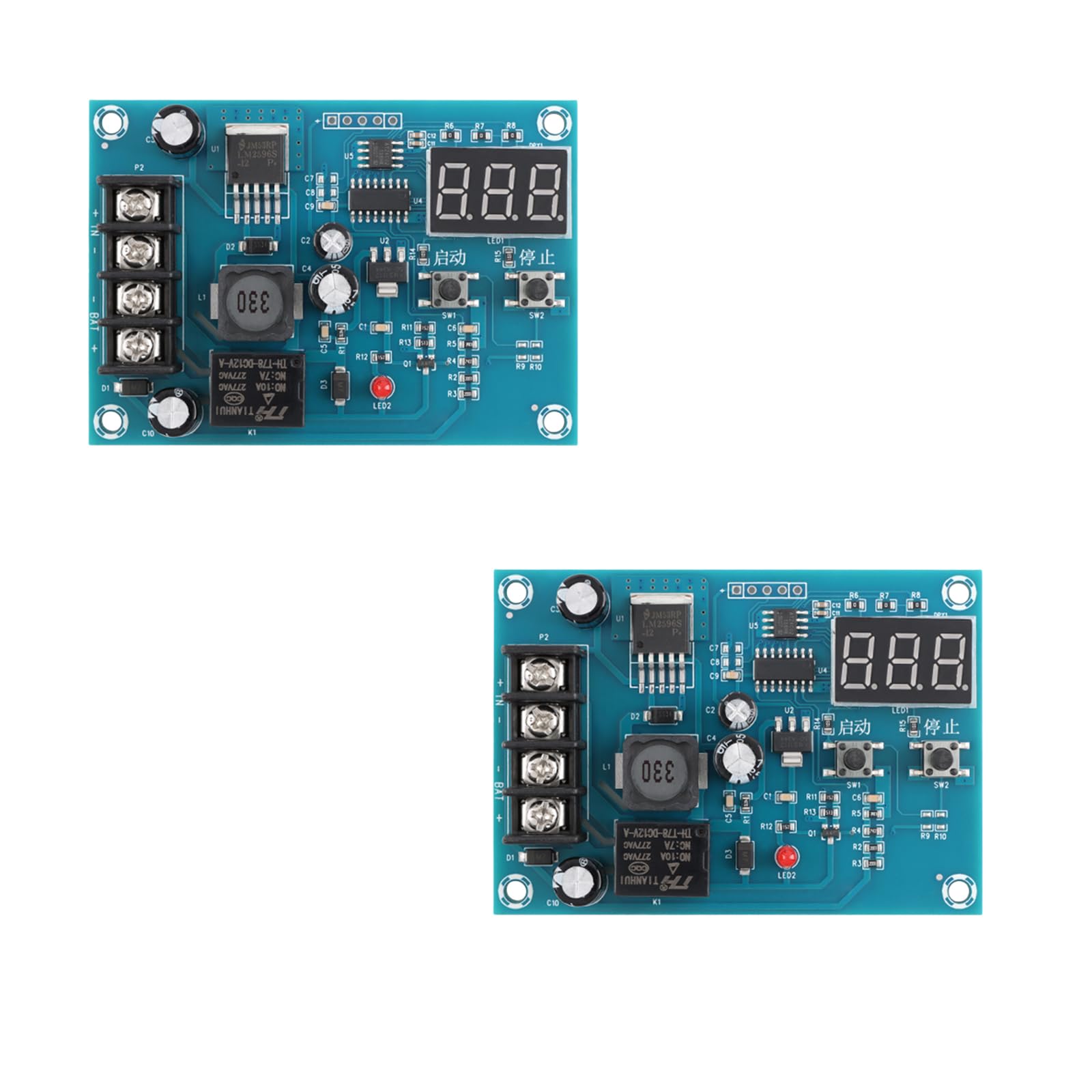 2pcs m603 12-24v li battery bms charge controller module with protection board