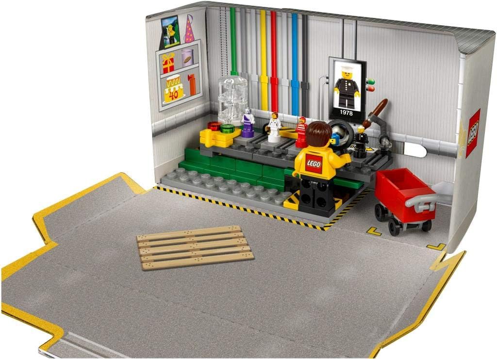 Colorful Plastic Minifigure Factory Building Set for Kids