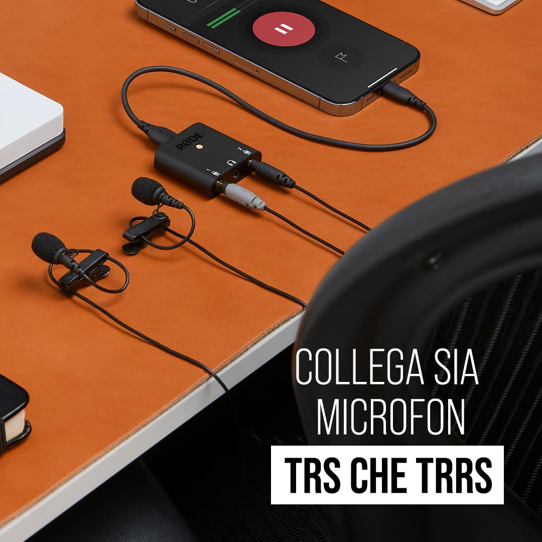 RØDE AI-Micro Interfaccia Audio Ultra-compatta a Doppio Canale per Computer, Smartphone e Tablet