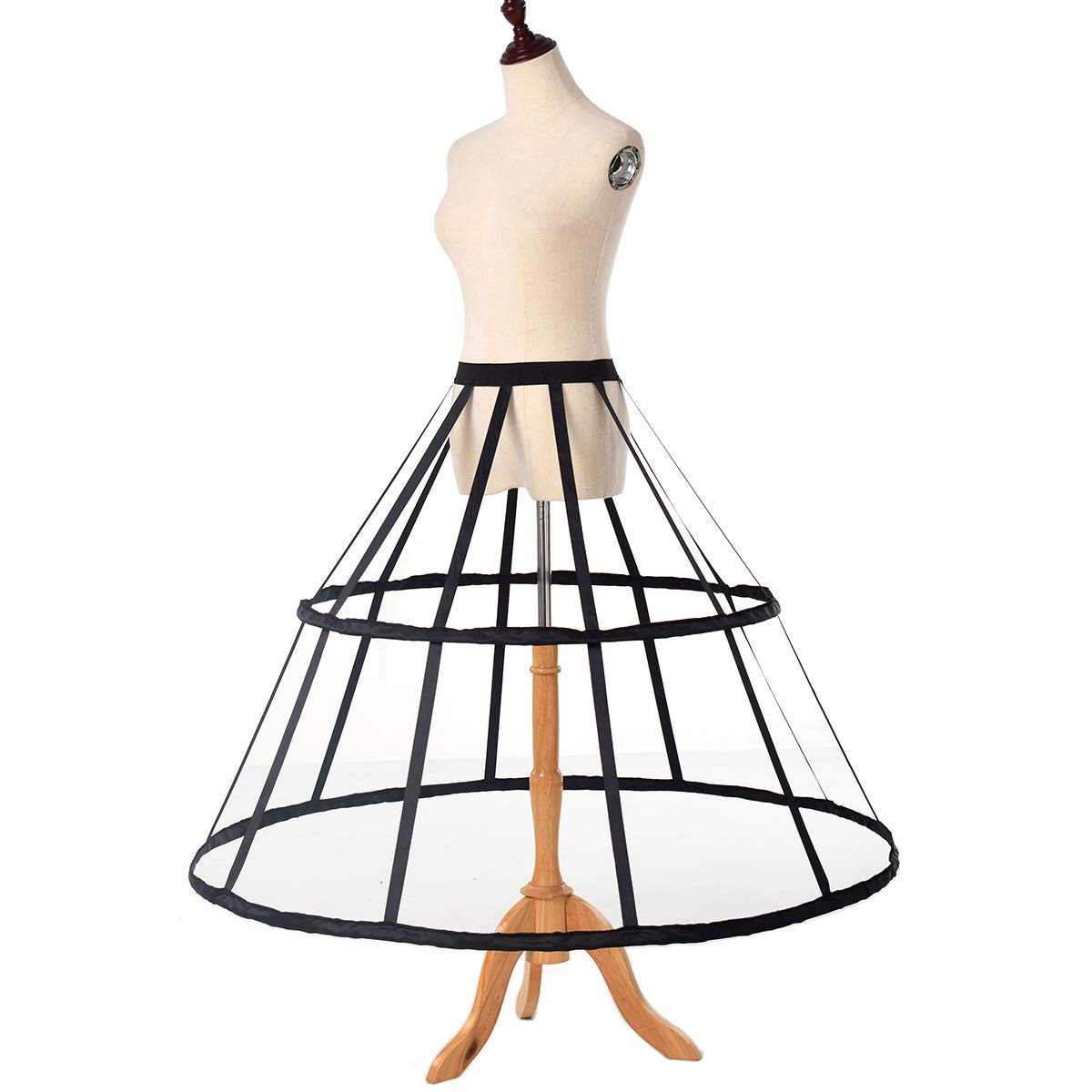 2 Aros Pannier Enaguas Mujeres Victoriana Bustle Jaulas Aros Falda Falda Jaula Enagua para Mujer