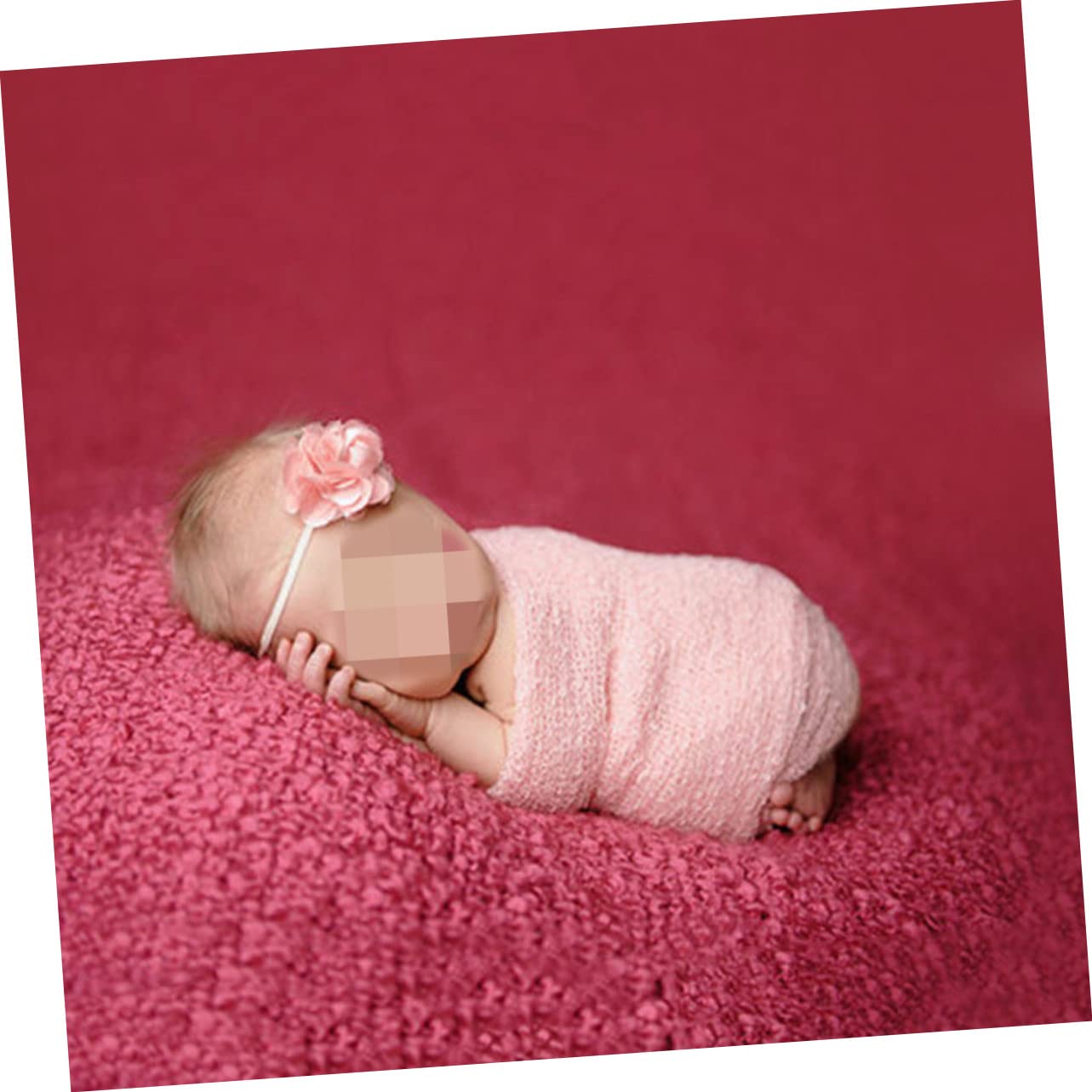 Set Di 3 Coperte Per Neonati Fasce Per Neonati Panni Da Bagno Per Neonati Accessori Per Foto Cotone Confortevole 2 Pezzi X 3