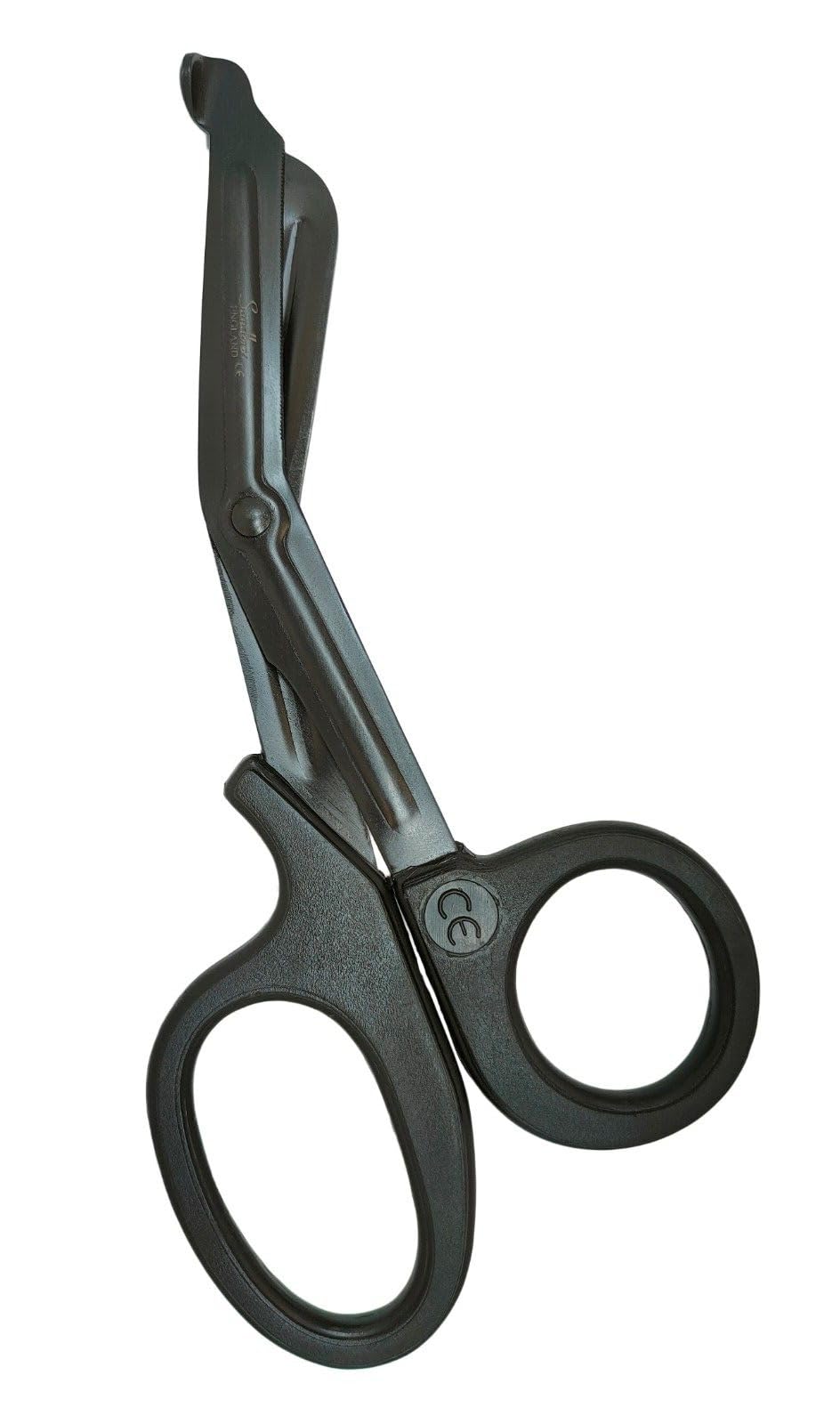 Sandbros Black Medical Bandage Scissors - Medical Scissors For Nurses, Doctors, First Aid, Emt, Paramedic, Fire Rescue, Vet & Surgical Use, Stainless Steel, 7.5"