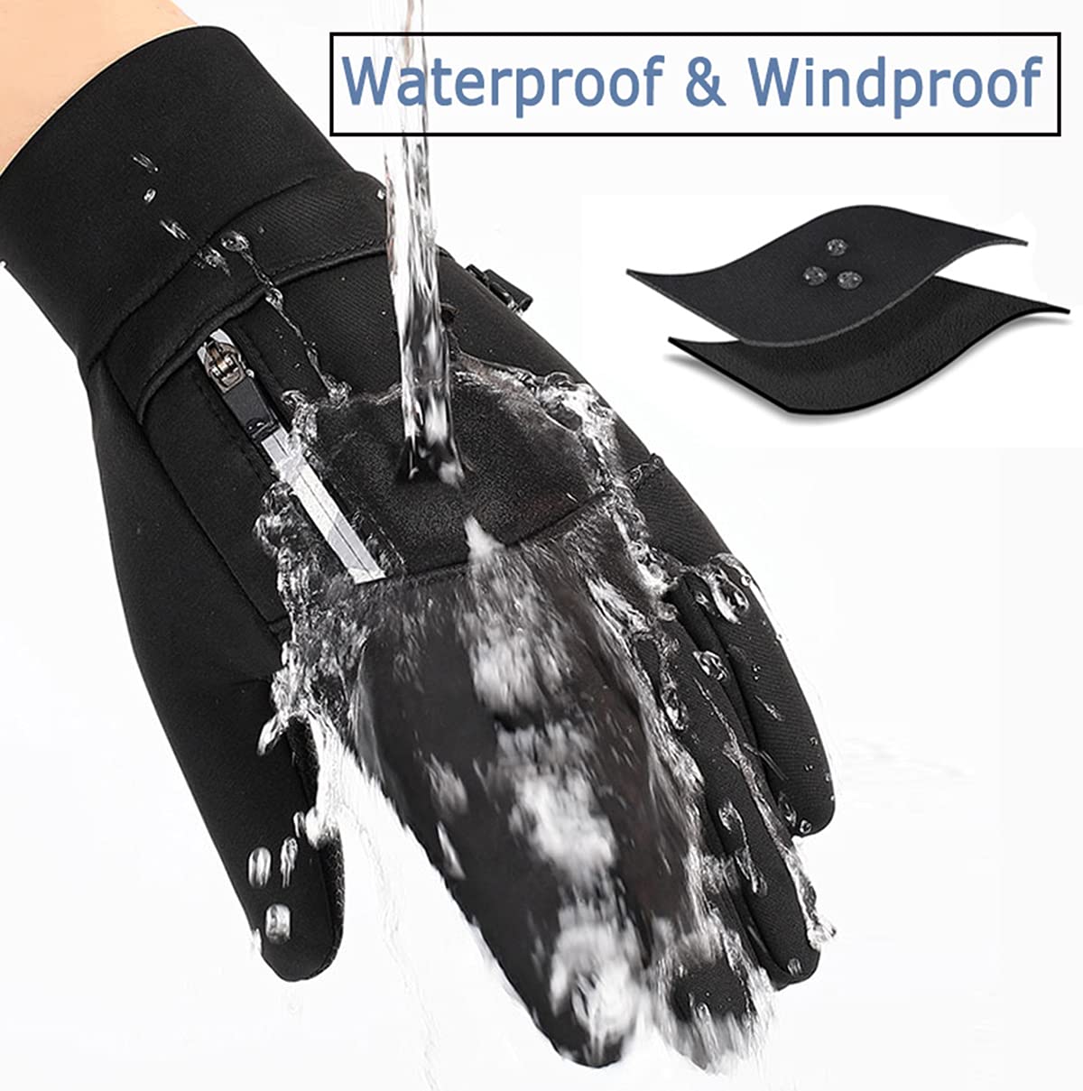 Winterhandschoenen voor heren en dames, waterdichte winddichte handschoenen met touchscreen-vingers, antislip thermo-fietshandschoenen, outdoor-sporthandschoenen voor winterrijden, fietsen Winterhandschoenen voor heren en dames, waterdichte winddichte handschoenen met touchscreen-vingers, antislip thermo-fietshandschoenen, outdoor-sporthandschoenen voor winterrijden, fietsen