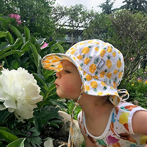 Image of JAN & JUL Original Grow-with-Me Adjustable Cotton Sun-Hats 50+ UPF (Baby, Toddler, Kid)
