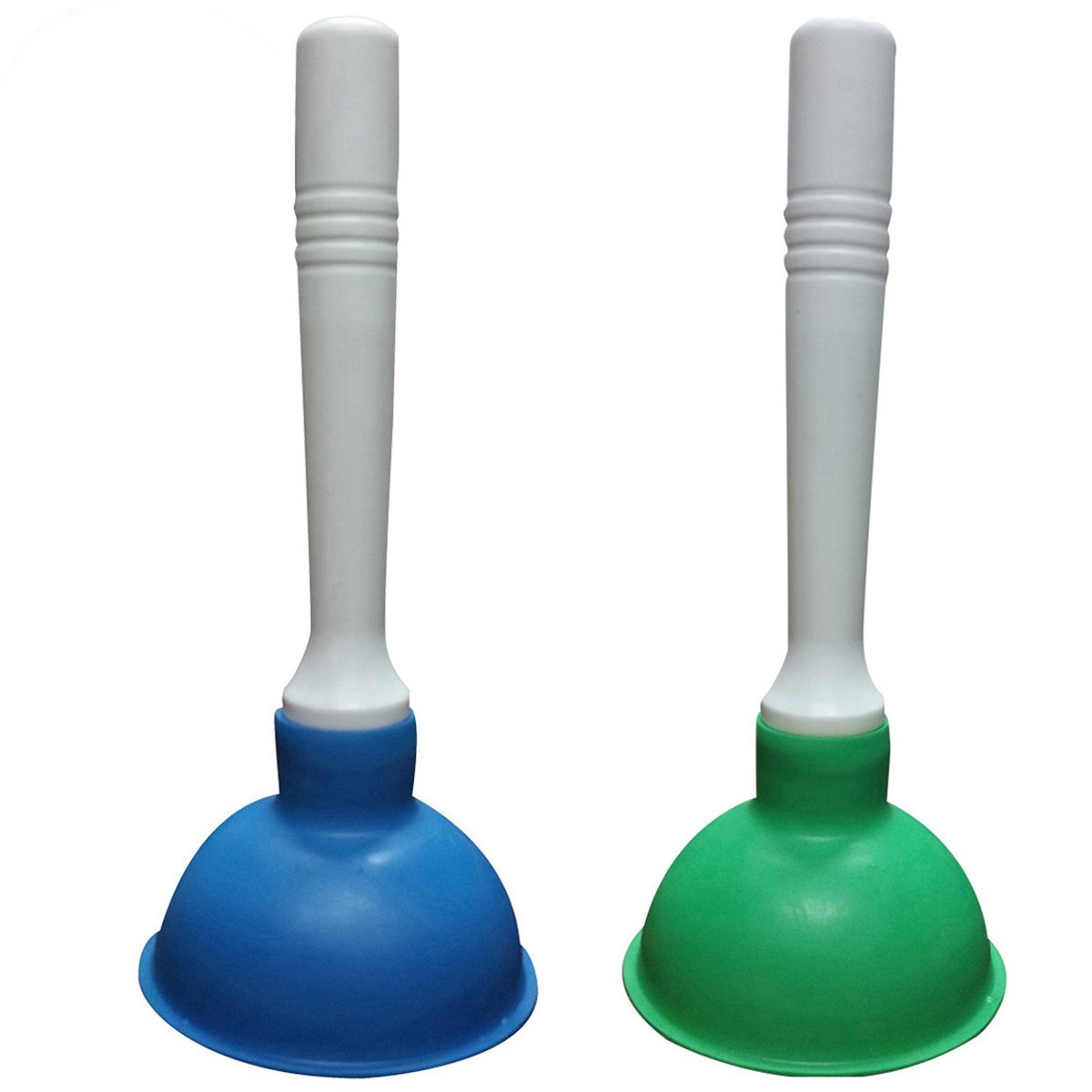 Condello CasaSmall Plunger Pump Liquid Plumber Clog Remover Cleaner Unclogger Tool for Toilet,Kitchen Sink Drain,Bathroom Shower Tub With Portable 4 Inch Cup and 9 Inch Handle (Blue+Green)