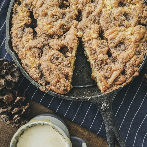 Image of 12 Inch Round Large Pre-Seasoned Cast Iron Skillet