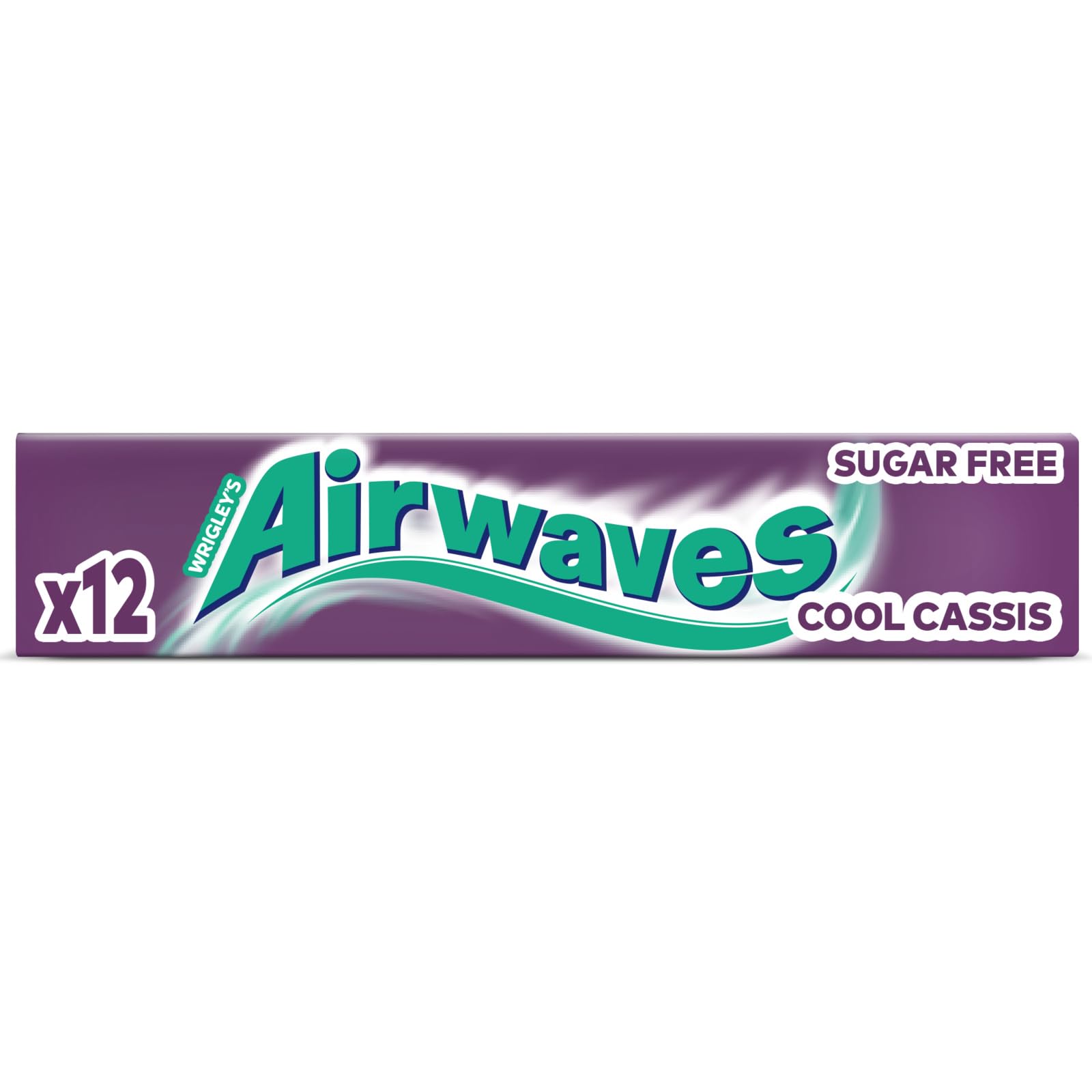 Airwaves Kaugummi Zuckerfrei, Cool Cassis Gum, 30 x 12 Dragees, Großpackung Chewing Gum, Kaugummi ohne Zucker mit Minz Frische (360 Dragees)
