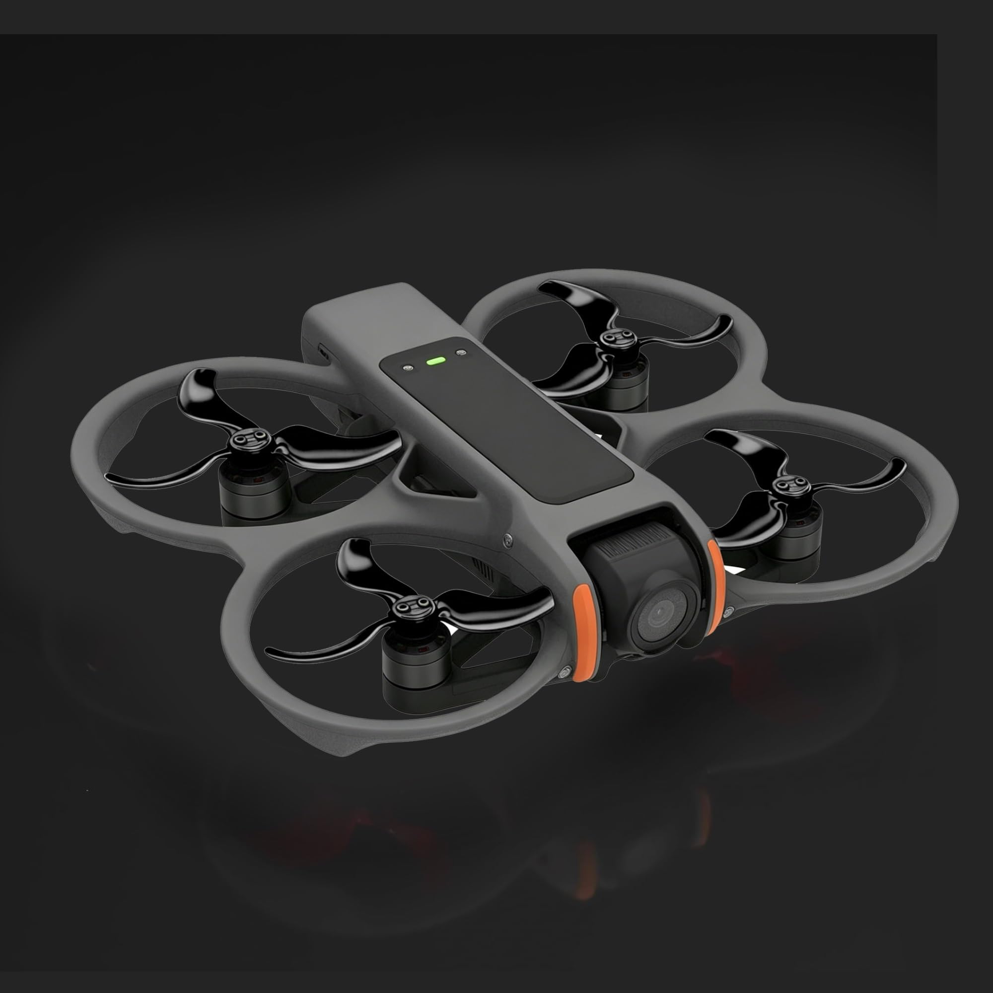 Eliche Stealth for DJI Avata 2 - Nere, 4 pezzi(Svart)