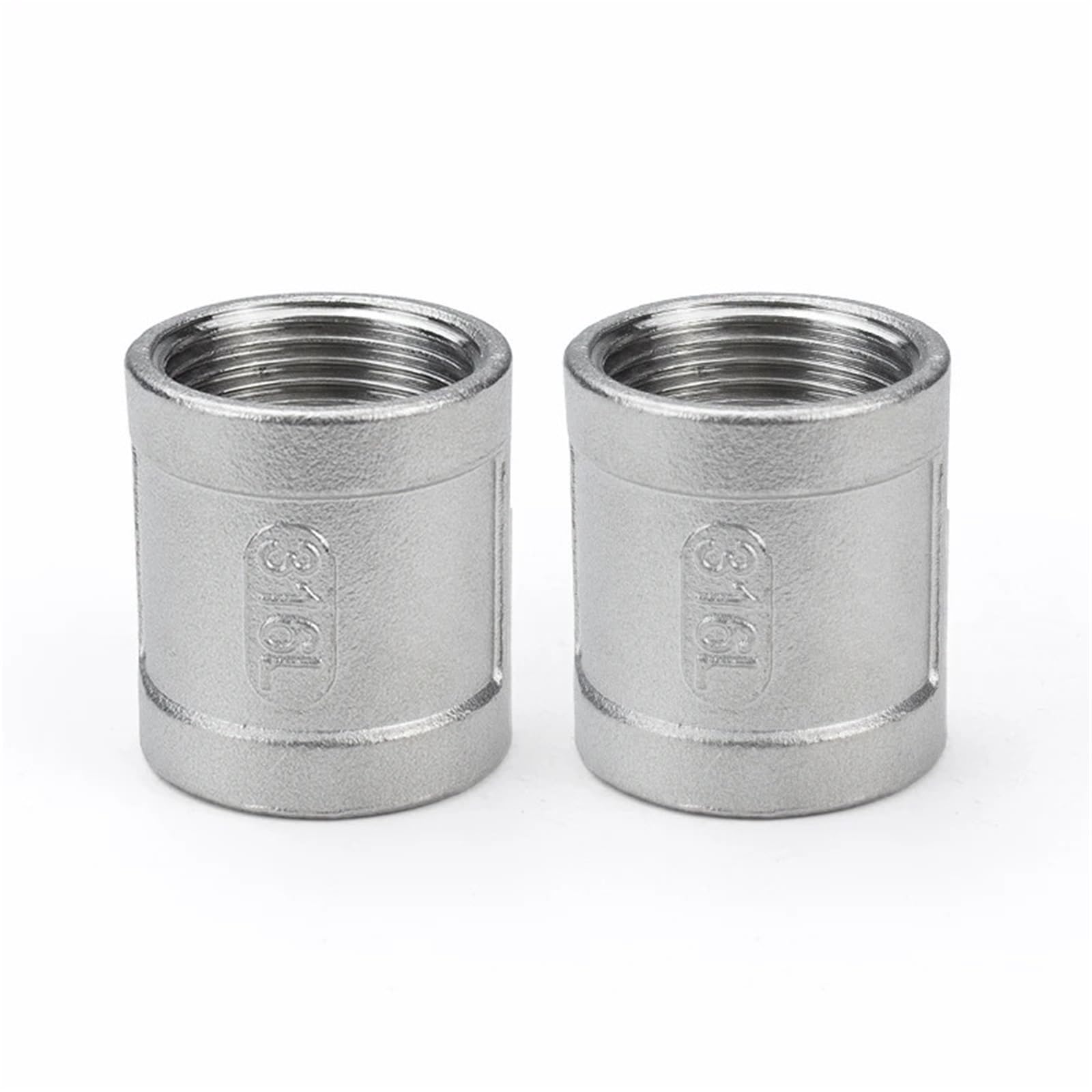 Wewnętrzny gwintowany zacisk rurowy ze stali nierdzewnej 304, złącze proste do podgrzewania wody 1/2 1/8" 1/4 "1 cm złącze rurowe (1,9 cm) Łącznik rurowy
