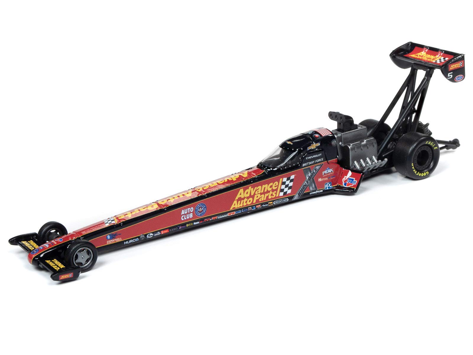 Auto World 2019 NHRA Top Fuel Dragster Brittany Force Advance Auto