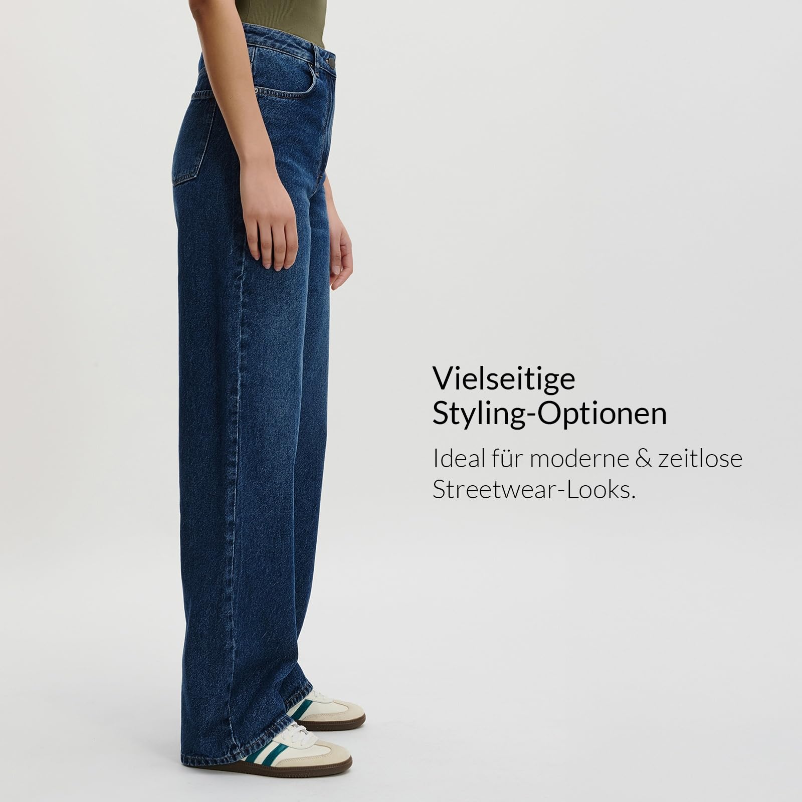 LeGer by Lena Gercke Cleo Jeans Tall - High-Waist Jeans Damen - lockere Passform mit weitem Bein - Hose aus Baumwolle - Mode für Damen - Gr. 34-44