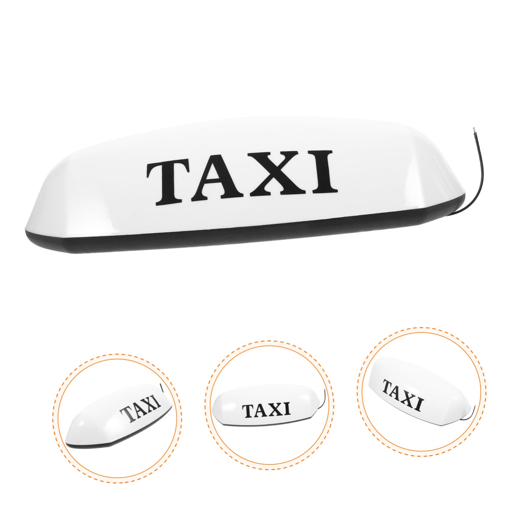 Taxi Lampka Magnetyczna Oświetlenie Taxi z Wysoką Jasnością Trwała i Odporna Wstrząsy Doskonała Widoczność Nocnych Trasach Uniwersalne Oświetlenie Do Pojazdów