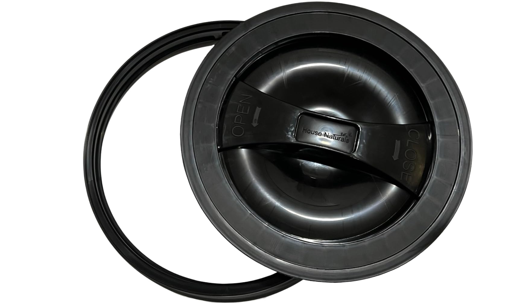 House Naturals Screw On Black Lid for 2 Gallon Bucket (1)