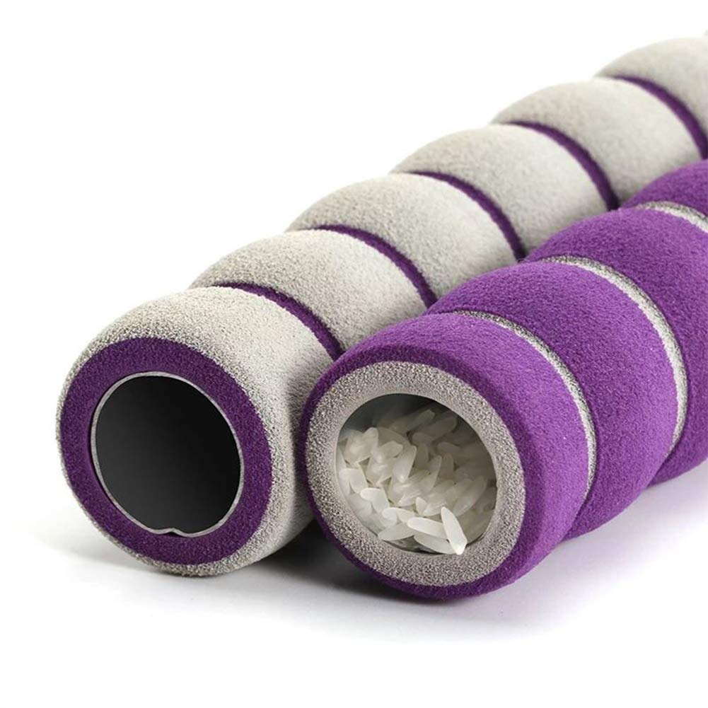 Cerchio di fitness Corda for saltare + massaggio Hula Hoops for adulti e adolescenti, il peso di calibrazione libero 2-8kg ponderato Hula Hoop for adulti, rimovibile Schiuma Hula anello, Hoola Hoops f