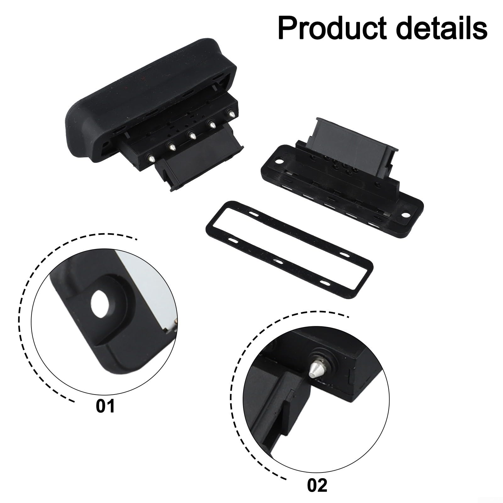 Contact de commutation en plastique pour porte coulissante Mercedes Vito W639 Classe V W447 Sprinter B907/B910 Numéro OE A9078213000 et A6398200654