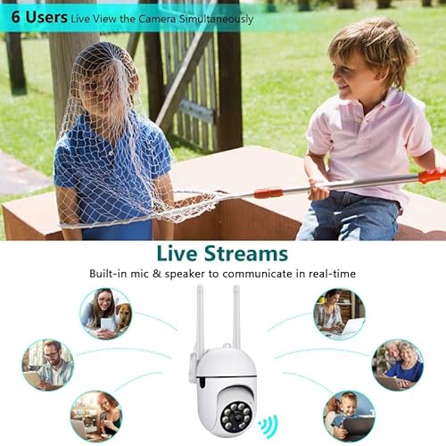 1080P 5G Dual Band Wifi Câmera de Vigilância Quexoma Full Color HD Vídeo Proteção de Segurança Monit