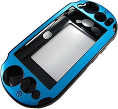 PS Vita caso 2000 PSV delgada de aluminio metálica de protección (agua azul)