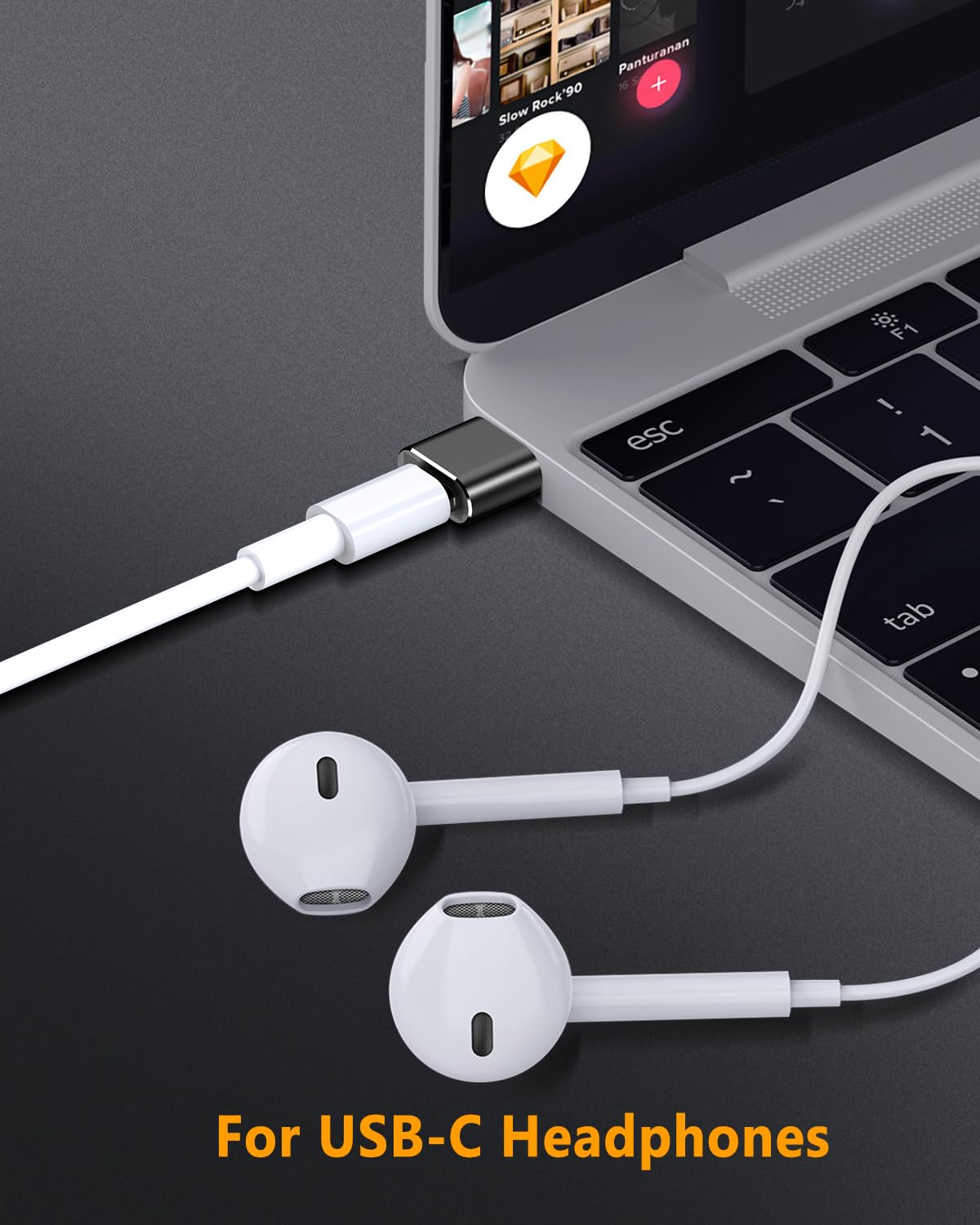 LLYZZ USB to USB C Adapter-3Pack,Type C Female to USB Male Charger