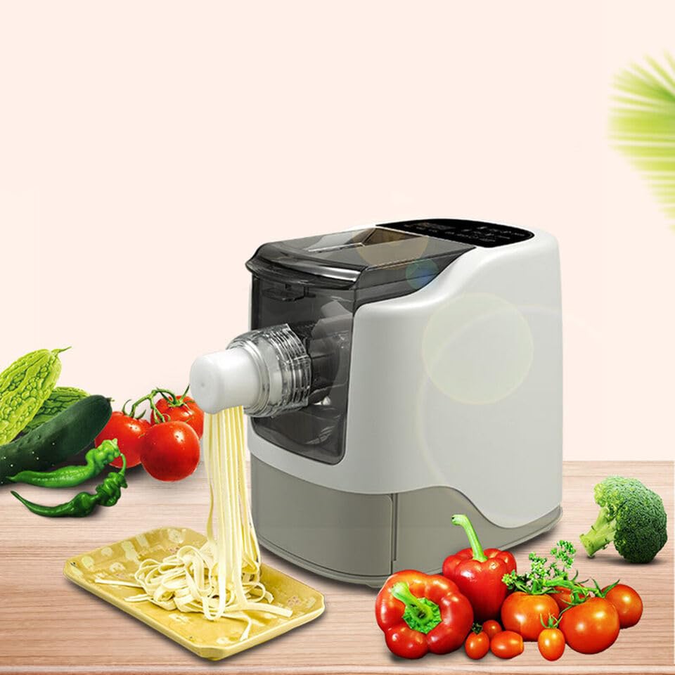 Elektryczna maszynka do makaronu, domowa, automatyczna maszyna do makaronu, maszyna do spaghetta, profesjonalna 13 zestawów noży do bezglutenowej i pełnoziarnistej produkcji makaronu.
