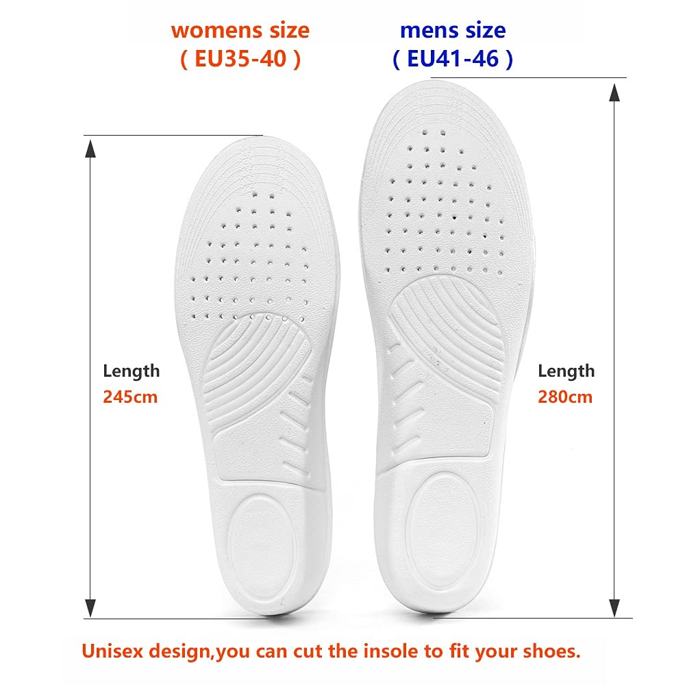 Le Donne degli Uomini Aumentano l'altezza Alta Piene Piene Isole Memory Schiuma Cuscino(EU Size(41-46),3.5cm)